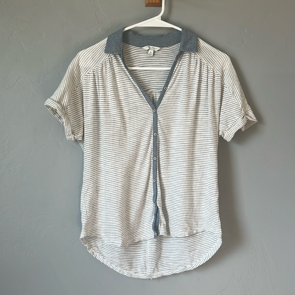 LUCKY BRAND Collared Button-Up